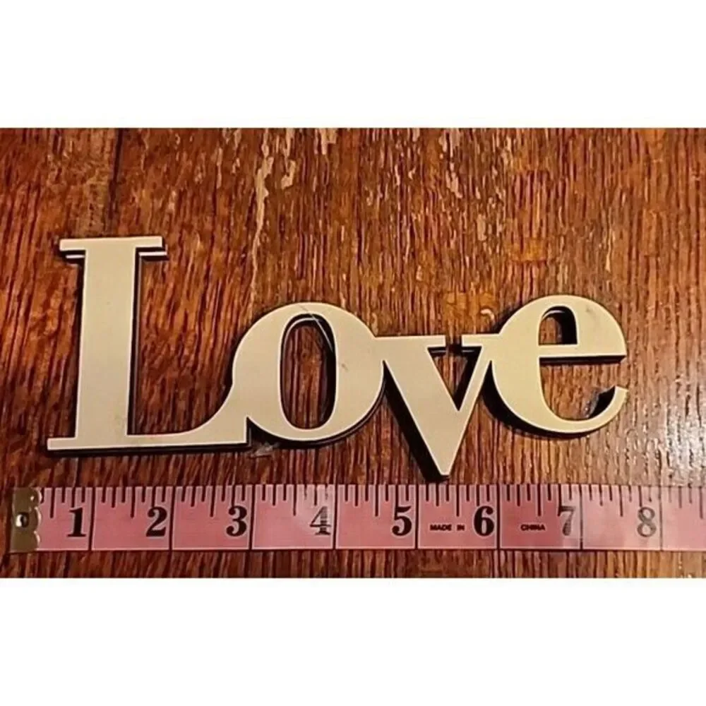 Home Word Unfinished Wood Wreath Decorations Wooden DIY Craft Cutouts‎